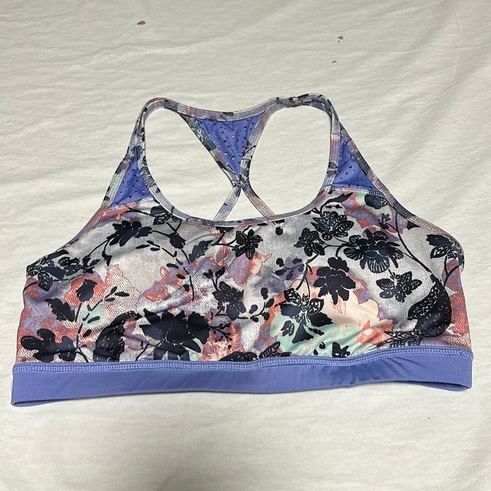 Joe Fresh Floral Print Sports Bra